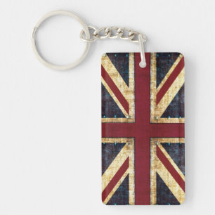 Porte-clefs Grunge Union Jack porte - clé