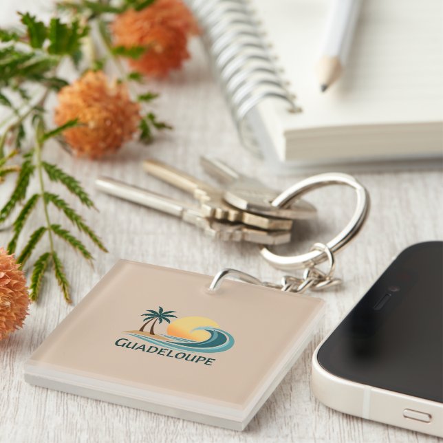 PORTE-CLEFS GUADELOUPE (Devant Droit)