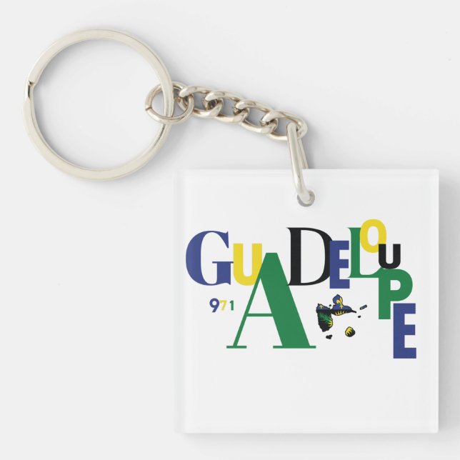 PORTE-CLEFS GUADELOUPE (Devant)