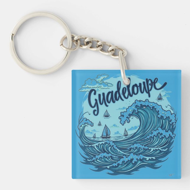 PORTE-CLEFS GUADELOUPE (Devant)