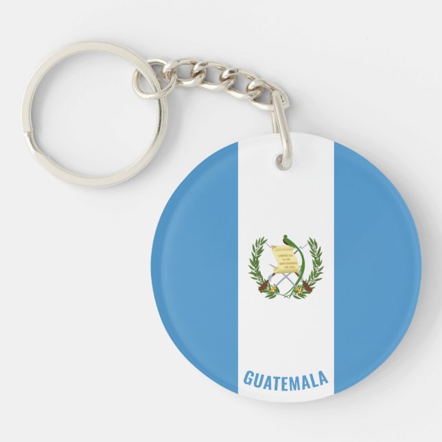 Porte-clefs Guatemala Drapeau charmant patriotique (Devant)