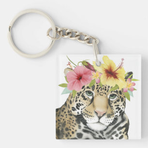 Porte-clefs Guépard doux tropical du halo