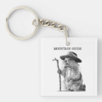 Guide de montagne - Design de marmotte de rêve
