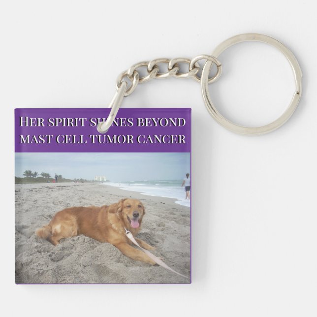 Porte-clefs Guided By Love, Beyond Cancer (Dos)
