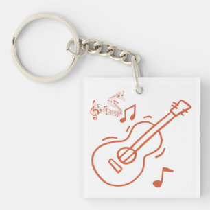 Porte-clefs guitare