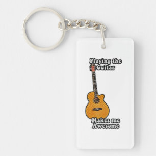 Porte-clefs guitare positive pour les joueurs de guitare