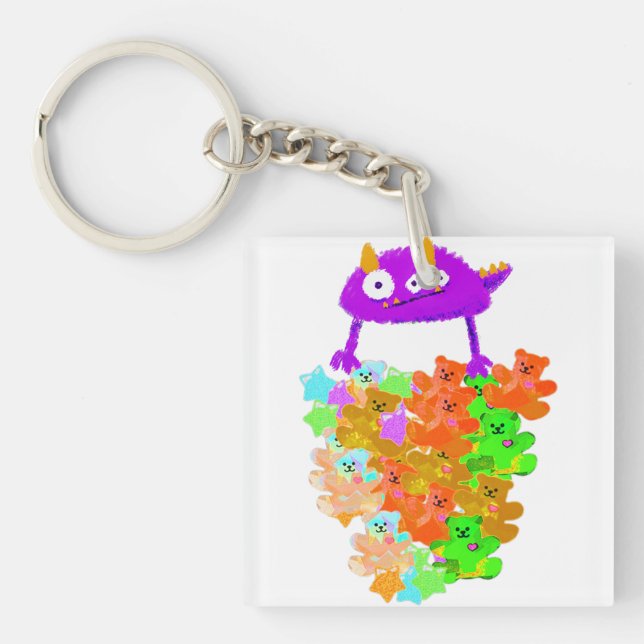 Porte-clefs Gummy Bear Harvest Monster (Devant)