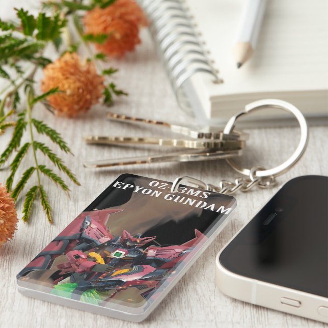 Porte-clefs Gundam Keychain (Devant droit)