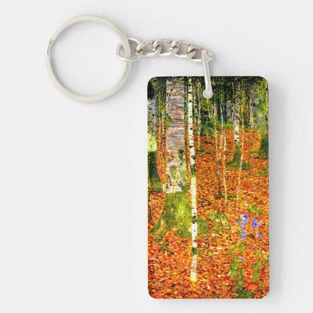 Porte-clefs Gustav Klimt Birch Trees (Devant)