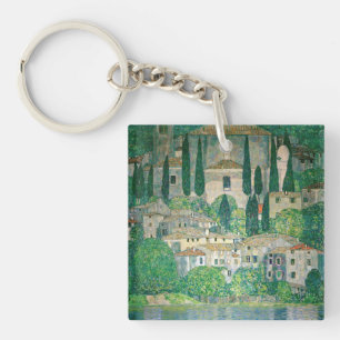 Porte-clefs Gustav Klimt - Église à Cassone