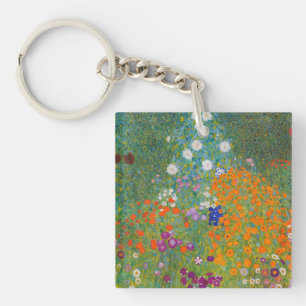Porte-clefs Gustav Klimt - Jardin de fleurs