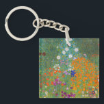 Porte-clefs Gustav Klimt - Jardin des fleurs<br><div class="desc">Jardin aux fleurs - Gustav Klimt en 1905-1907</div>