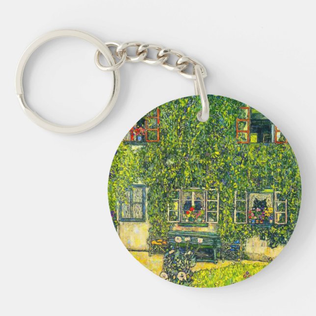 Porte-clefs Gustav Klimt La Maison de Guardaboschi (Devant)