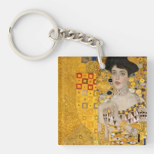 Porte-clefs Gustav Klimt - Portrait d'Adele Bloch-Bauer I (Devant)