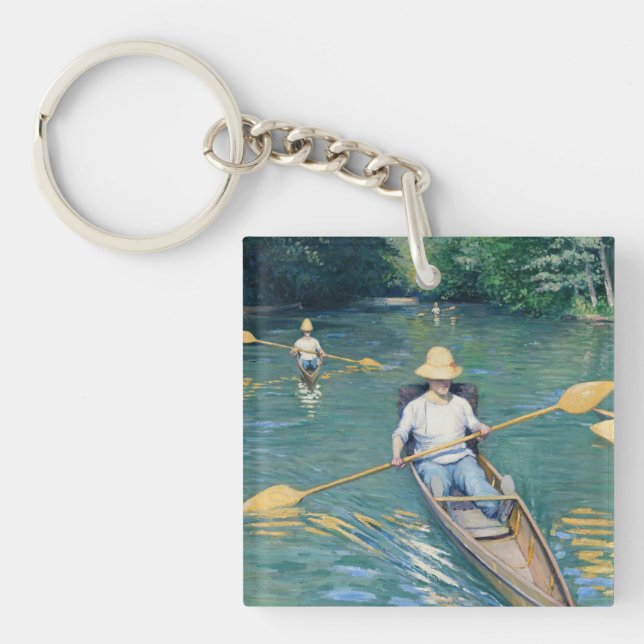 Porte-clefs Gustave Caillebotte - Skiffs on the Yerres (Devant)