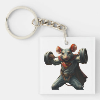 Porte-clefs Gym Rat
