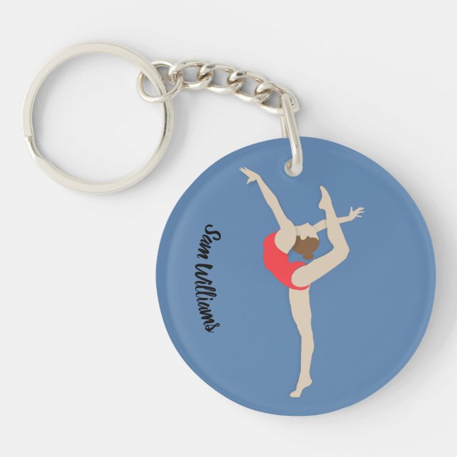 Porte-clefs Gymnaste féminine (Devant)