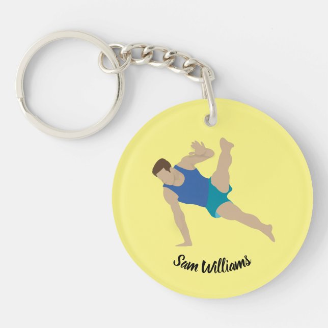 Porte-clefs Gymnaste masculin (Devant)