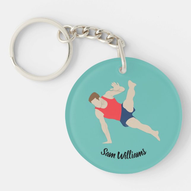 Porte-clefs Gymnaste masculin (Devant)