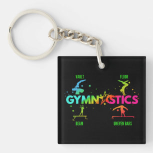 Porte-clefs Gymnastique artistique féminine Barres Poutre Saut
