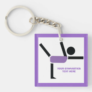 Porte-clefs Gymnastique cadeaux, gymnastique artiste sur mesur