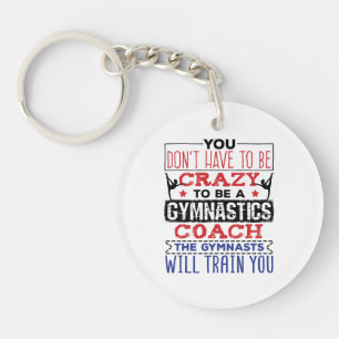 Porte-clefs Gymnastique entraîneur amusant Appréciation Cadeau