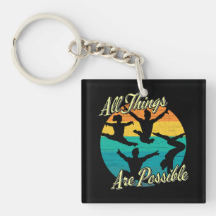 Porte-clefs Gymnastique Féminine - Tout est Possible