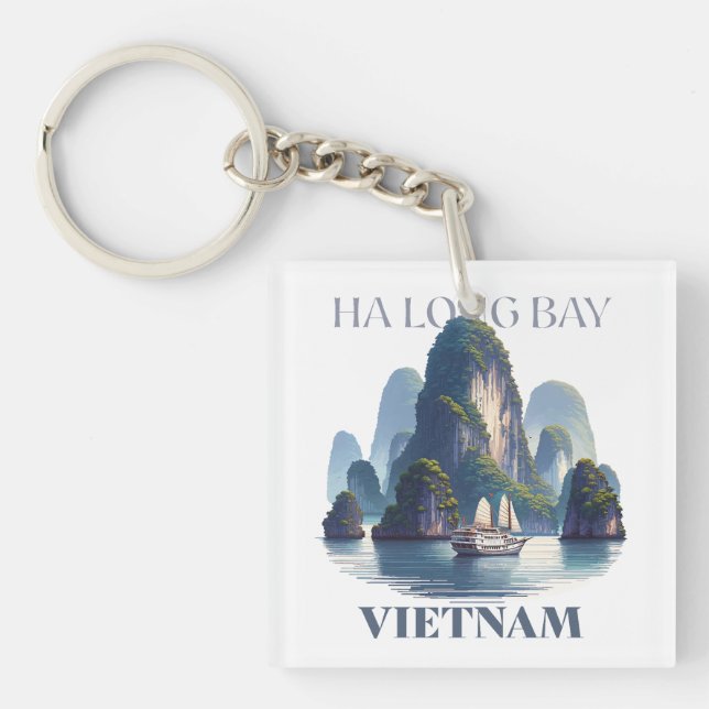 Porte-clefs Ha Long Bay Vietnam (Devant)