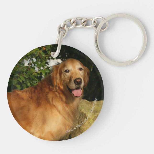 Porte-clefs Halètement de golden retriever (Dos)