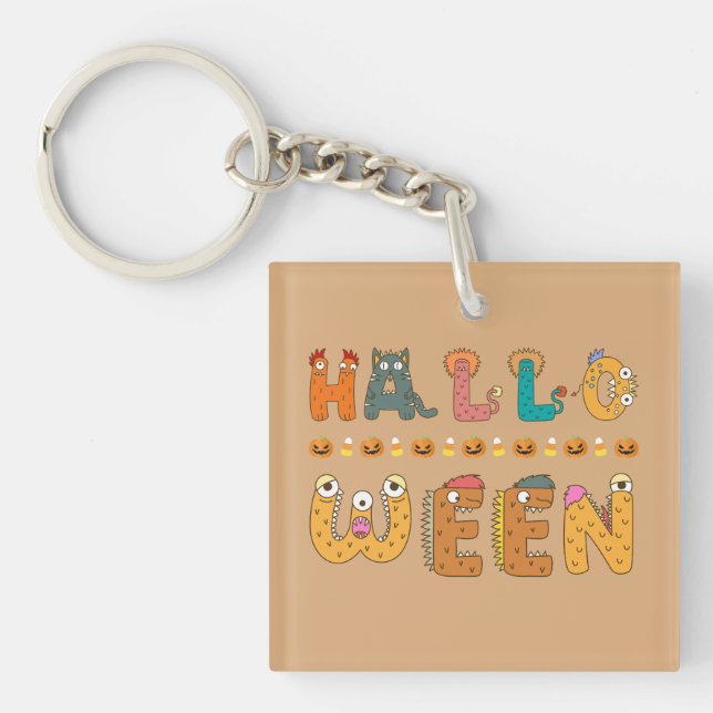 Porte-clefs Halloween (Devant)