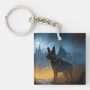 Porte-clefs Halloween allemand mouton effrayant