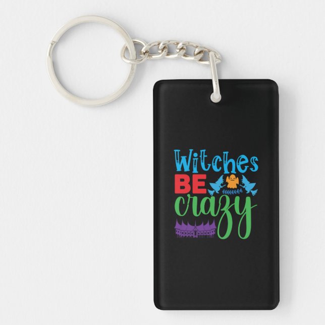 Porte-clefs Halloween Be Crazy (Devant)