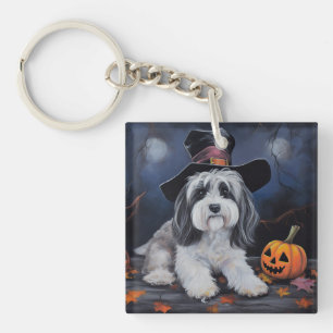 Porte-clefs Halloween Citrouilles Havanais effraie