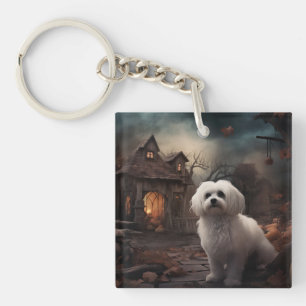 Porte-clefs Halloween maltais effrayant