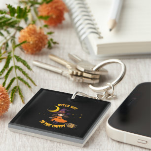 Porte-clefs halloween mauvaises sorcières vibes citrouilles