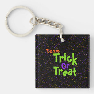 Porte-clefs Halloween / Pique-nique ou traitement /