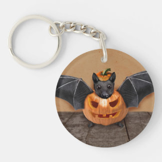 Porte-clefs Halloween Pumpkin Cute Bat