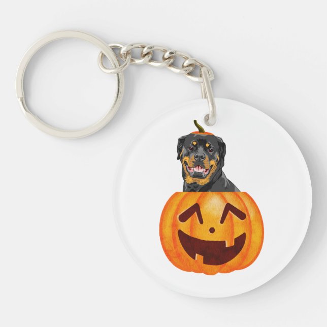Porte-clefs Halloween Rottweiler (Devant)