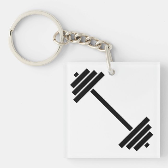 Porte-clefs Haltères (Devant)