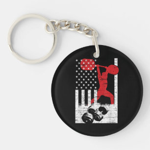 Porte-clefs Haltérophilie olympique américaine