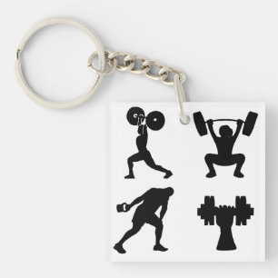Porte-clefs Haltérophilie, Sport, Culturisme