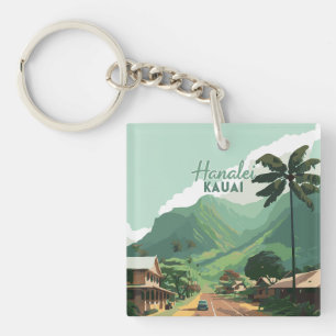 Porte-clefs Hanalei Kauai Hawaii Bay Mounts Green