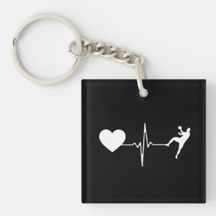 Porte-clefs Handball Handball Player Hearbeat