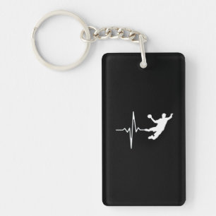 Porte-clefs Handball - Handball Player Heartbeat