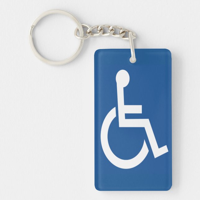 Porte-clefs Handicapé (Devant)