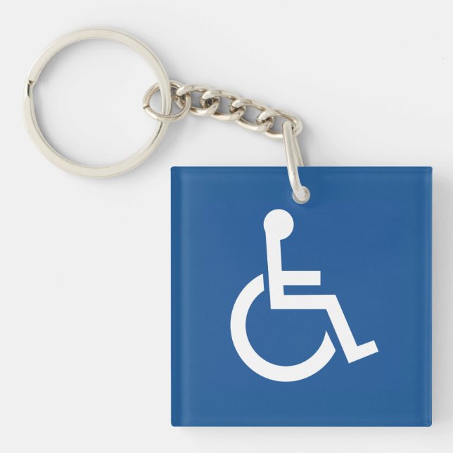 Porte-clefs Handicapé (Devant)