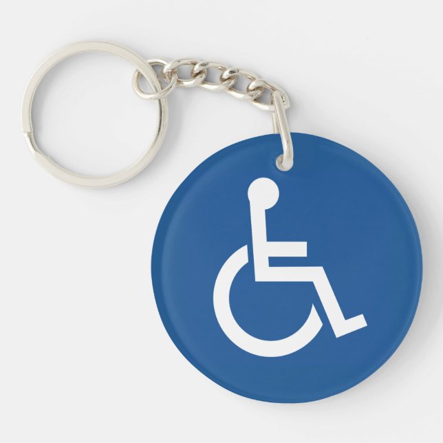 Porte-clefs Handicapé (Devant)