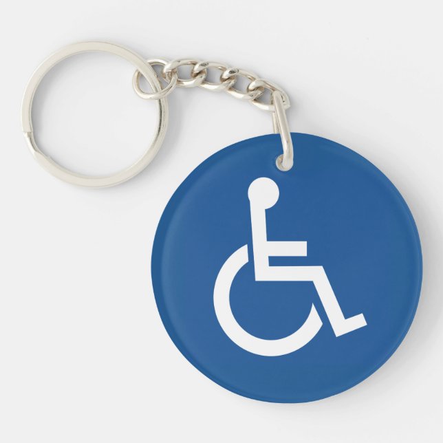 Porte-clefs Handicapé (Devant)