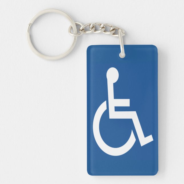 Porte-clefs Handicapé (Devant)