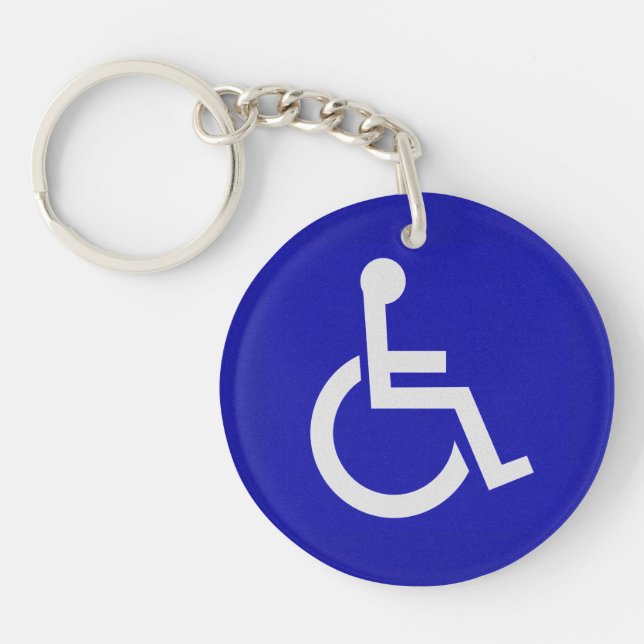 Porte-clefs Handicapés handicapés (Devant)